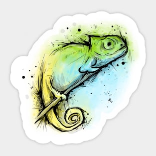 Chameleon Ink Sticker